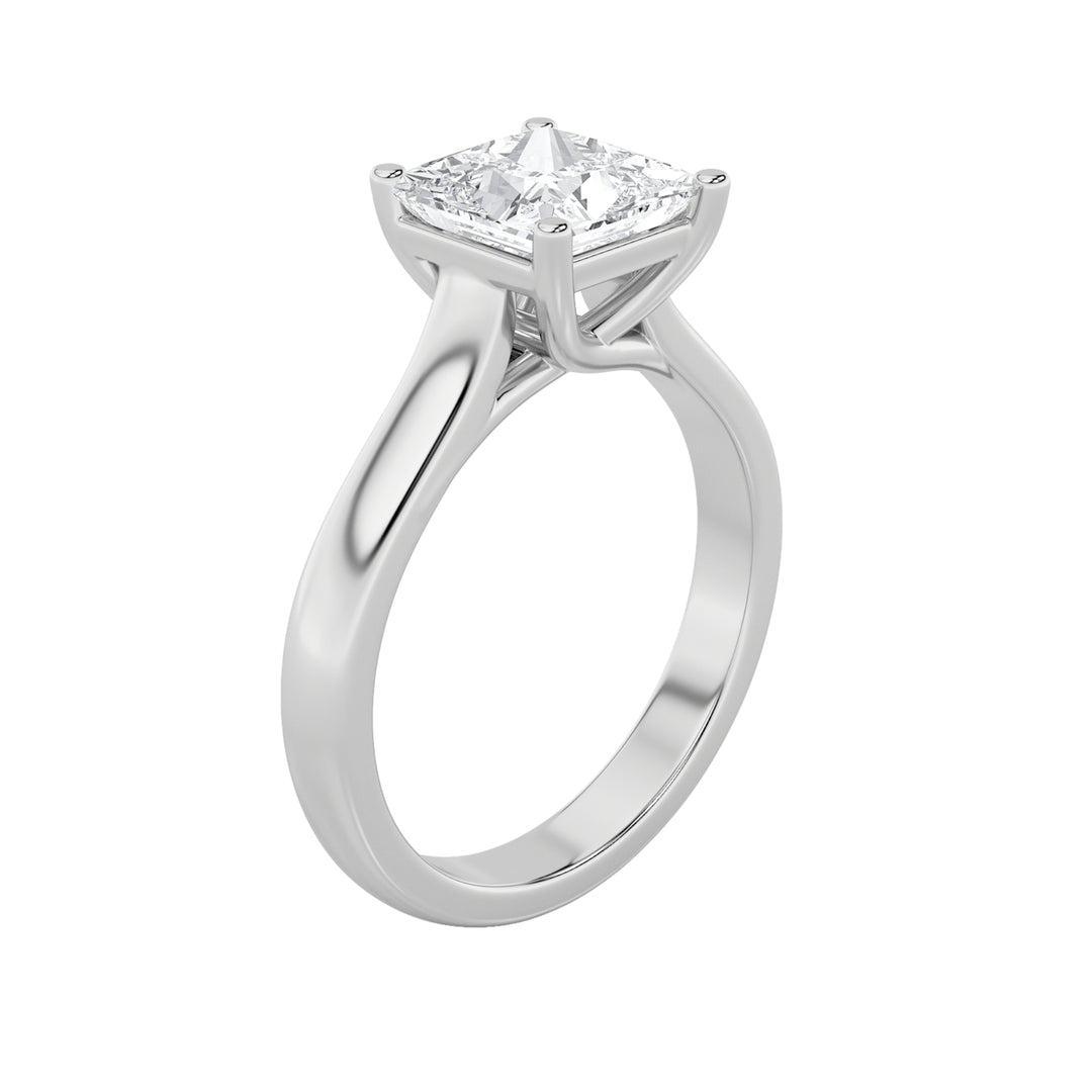 Princess Cut Solitaire — alt