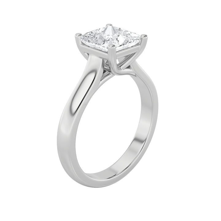 Princess Cut Solitaire — alt