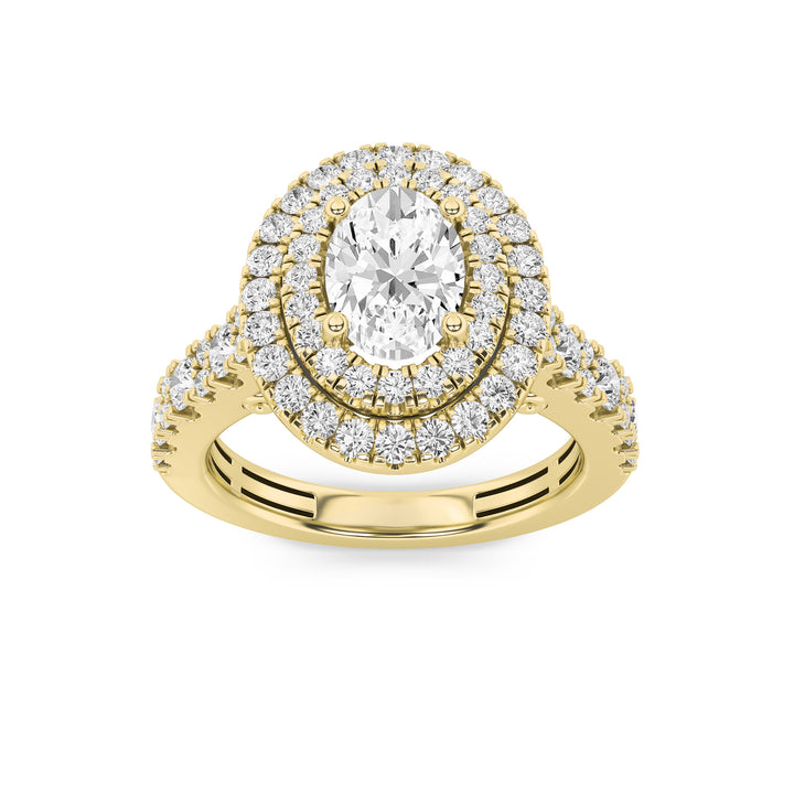 Flower Petal Side Stone — Round