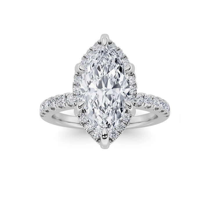 Marquise Vintage Vine Side Stone