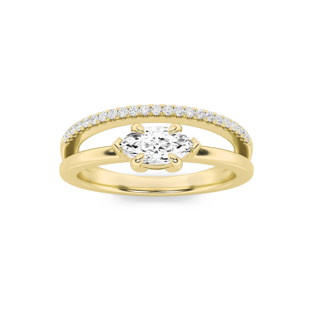 Half-Eternity Round Diamond Band