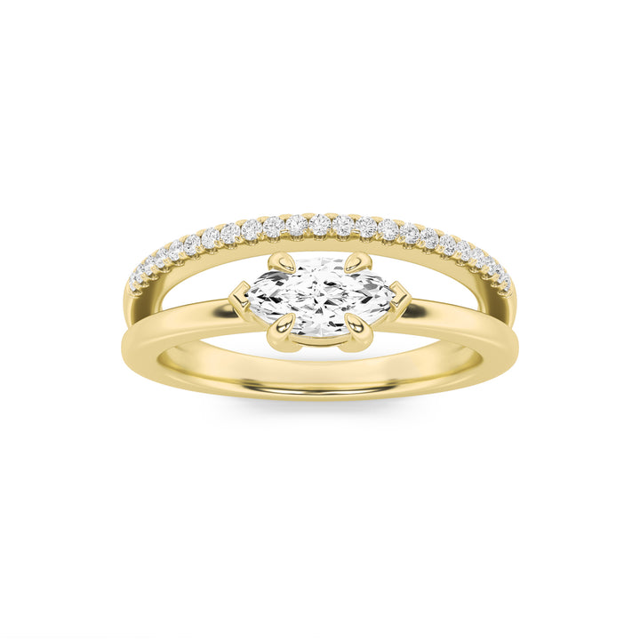 Half-Eternity Round Diamond Band