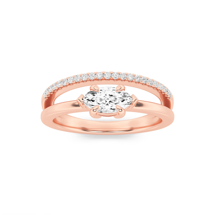 Half-Eternity Round Diamond Band