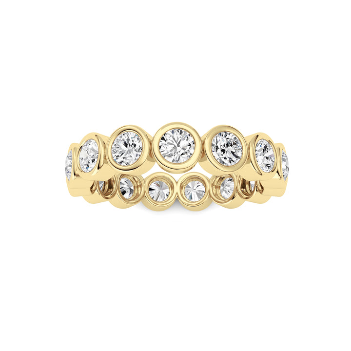 Half-Eternity Round Diamond Band