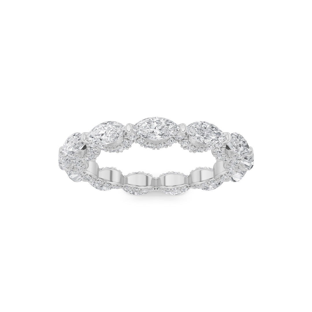 Marquise Cut Eternity Band