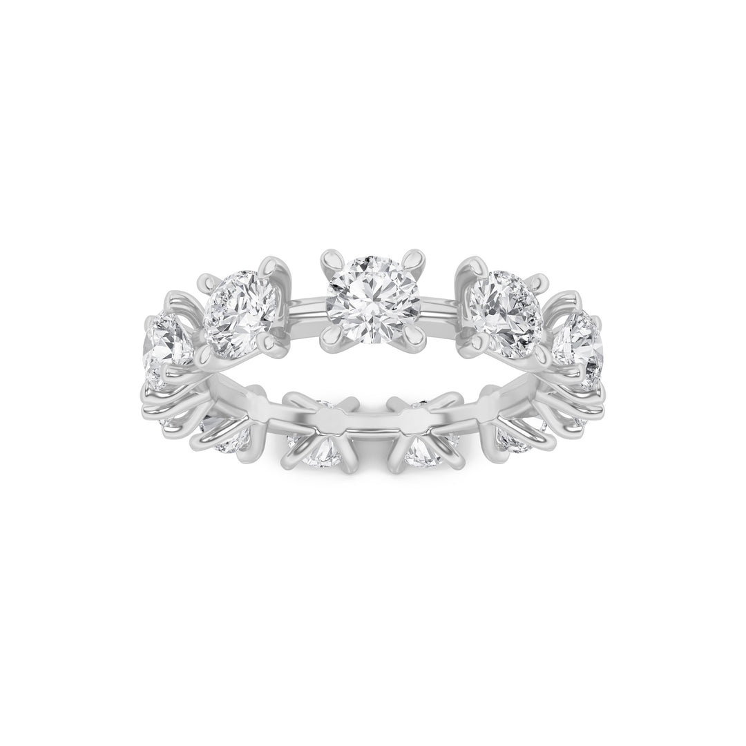 Radiant Cut Eternity Band