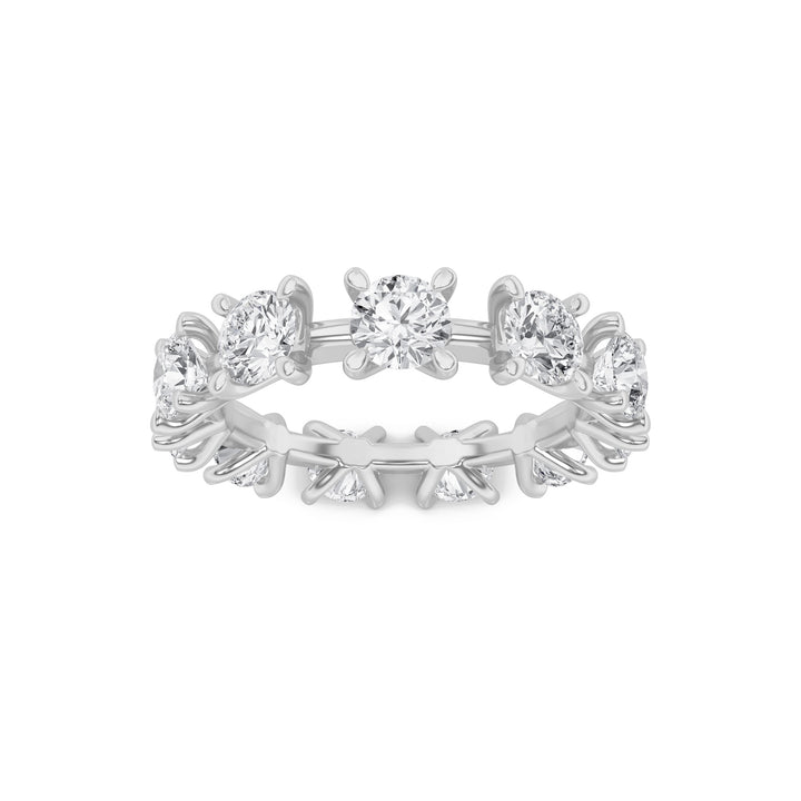 Radiant Cut Eternity Band