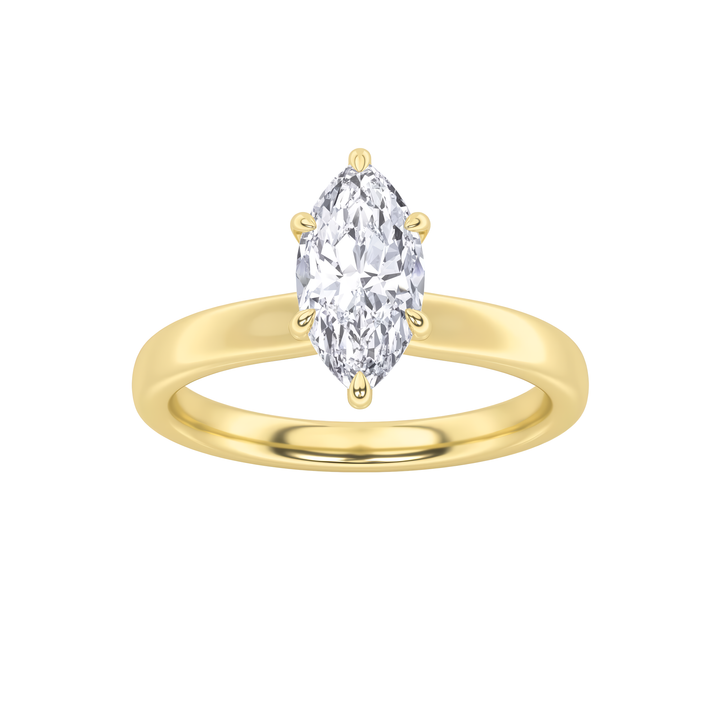 Marquise Vintage Vine Side Stone