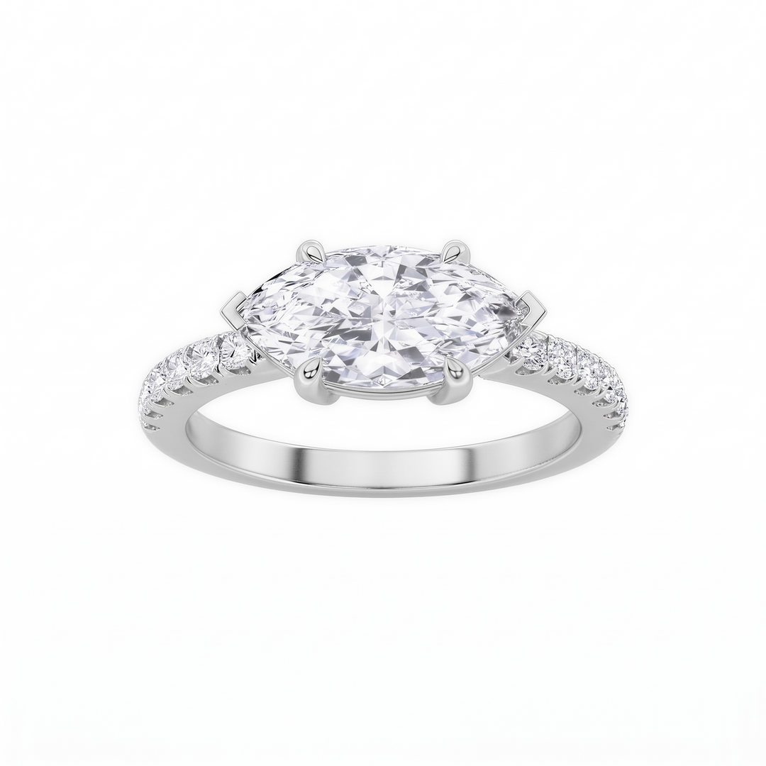 East-West Marquise Setting
