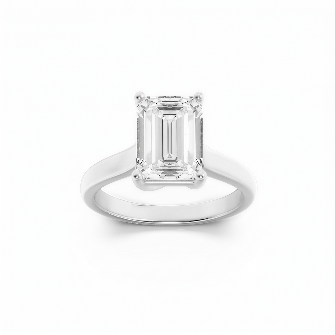 Emerald Cut Solitaire