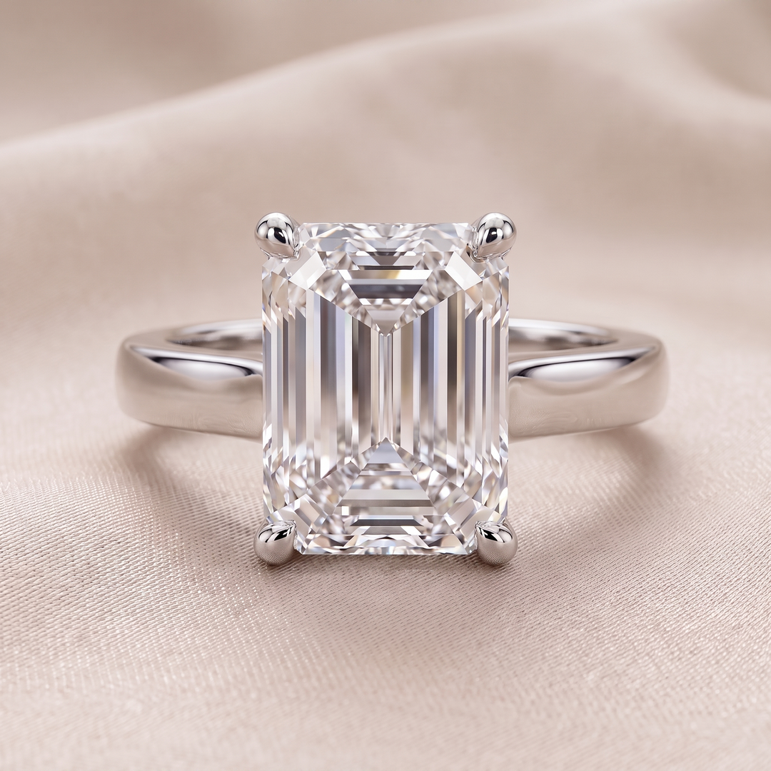 Emerald Cut Solitaire