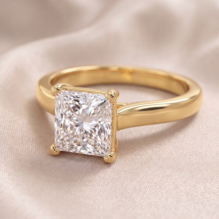 Cathedral Cushion Solitaire