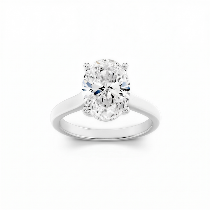 Cathedral Oval Solitaire