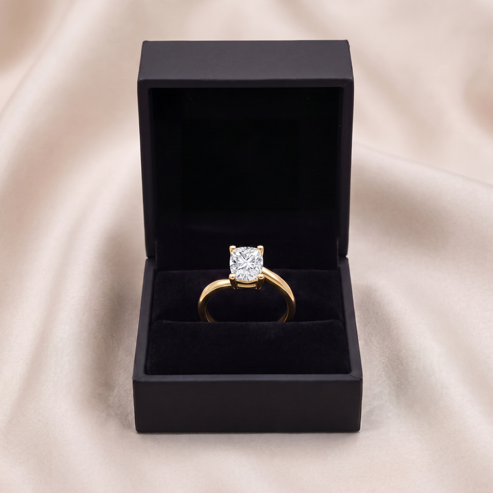 Asscher Cut Solitaire — Vintage