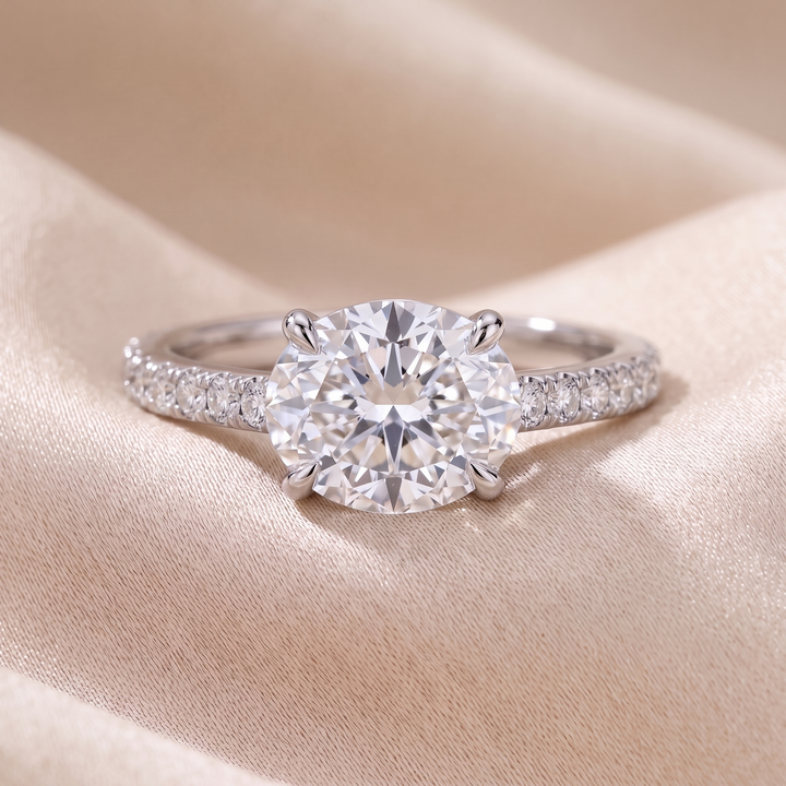Bezel-Set Round Solitaire