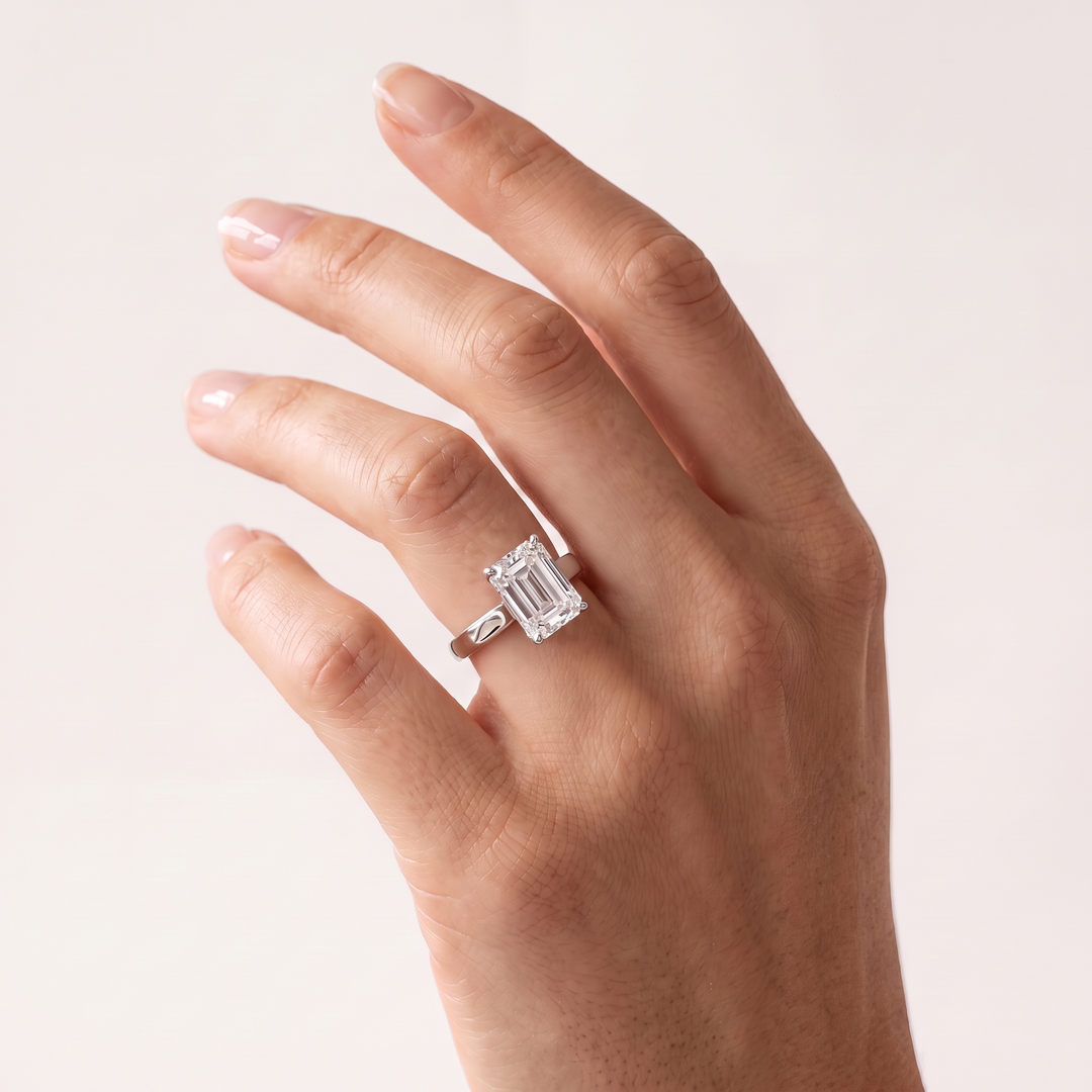 Emerald Cut Solitaire