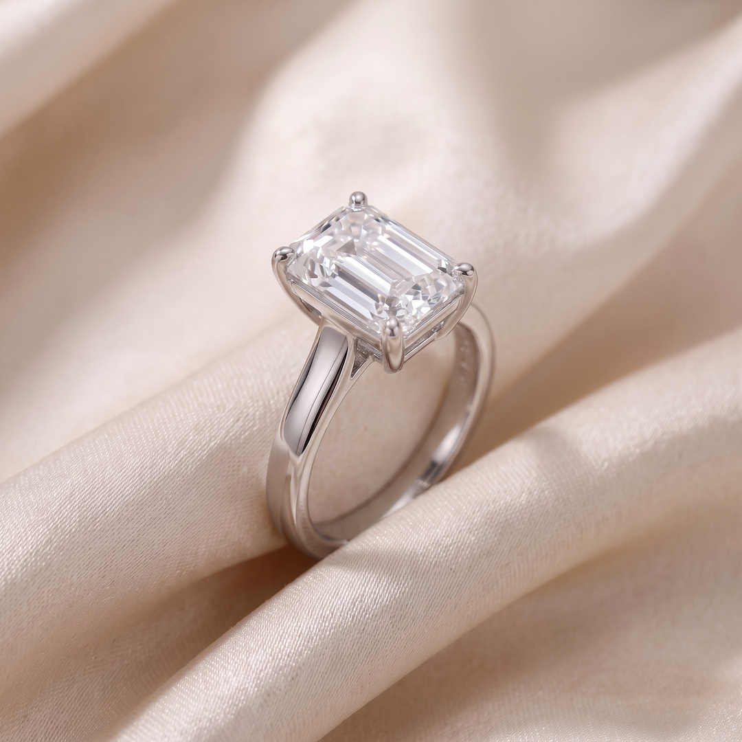 Emerald Cut Solitaire