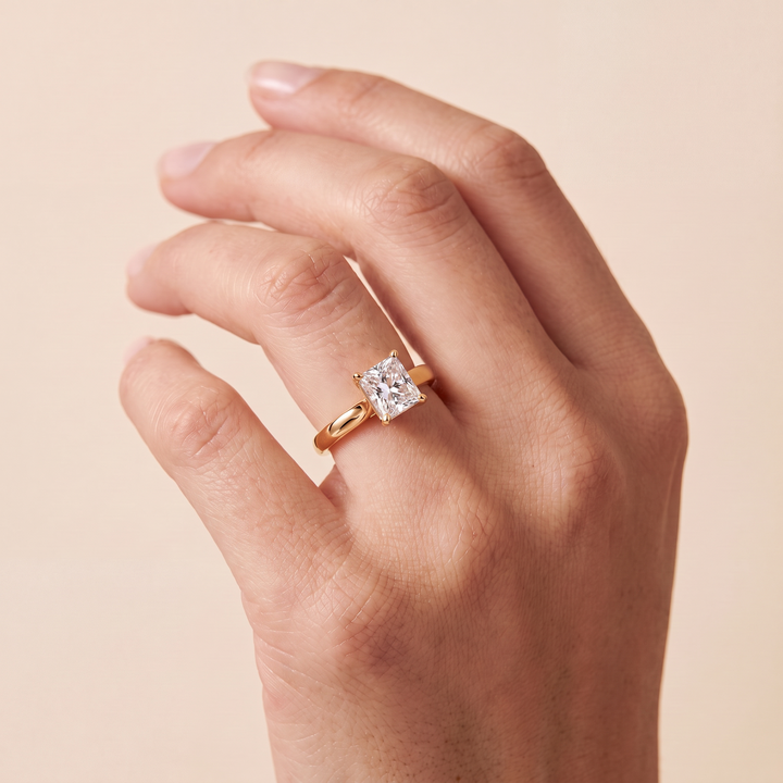Cathedral Cushion Solitaire