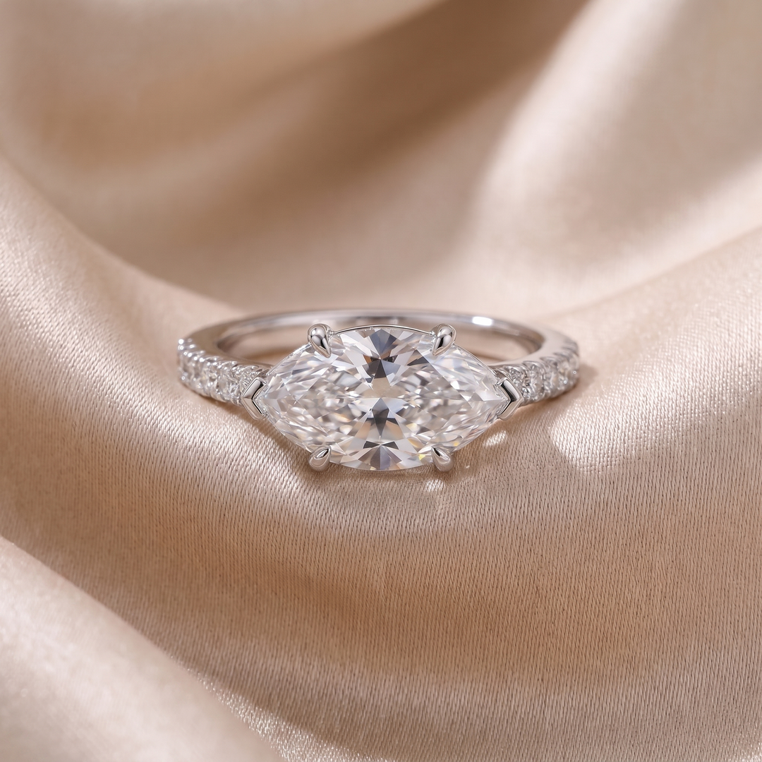 East-West Marquise Setting