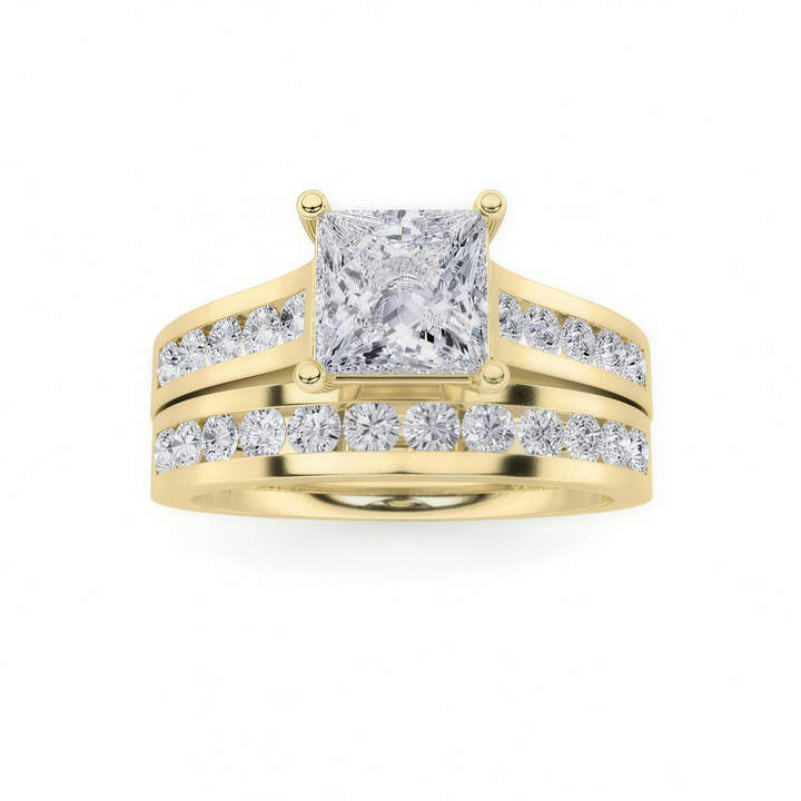 Princess Cut Channel Band — Men&