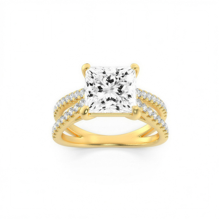 Princess Cut Channel Band