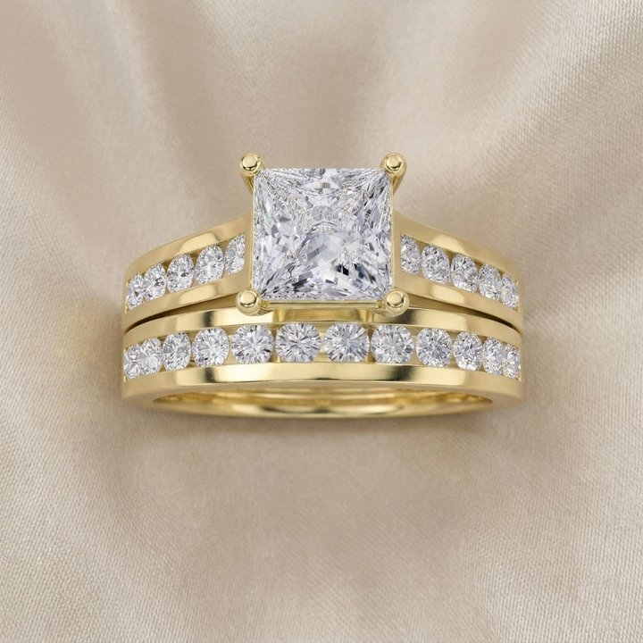 Princess Cut Channel Band — Men&