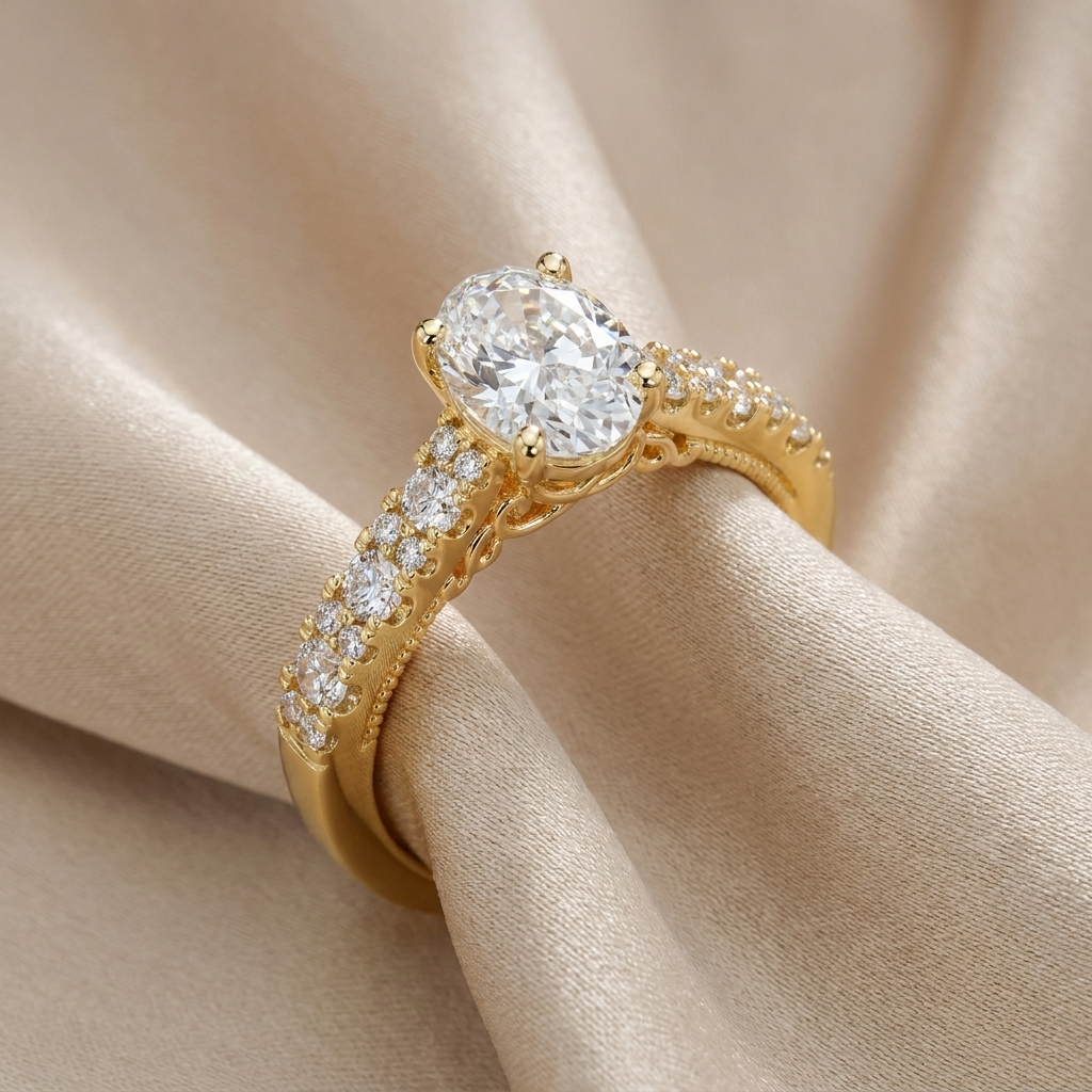 Vintage Milgrain Band — Women&