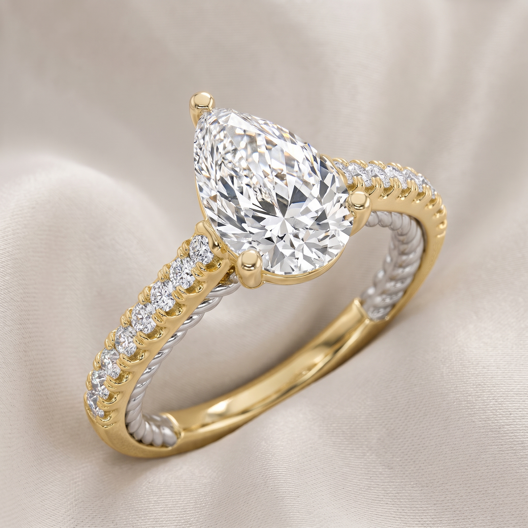 Pavé Eternity Band — Men&