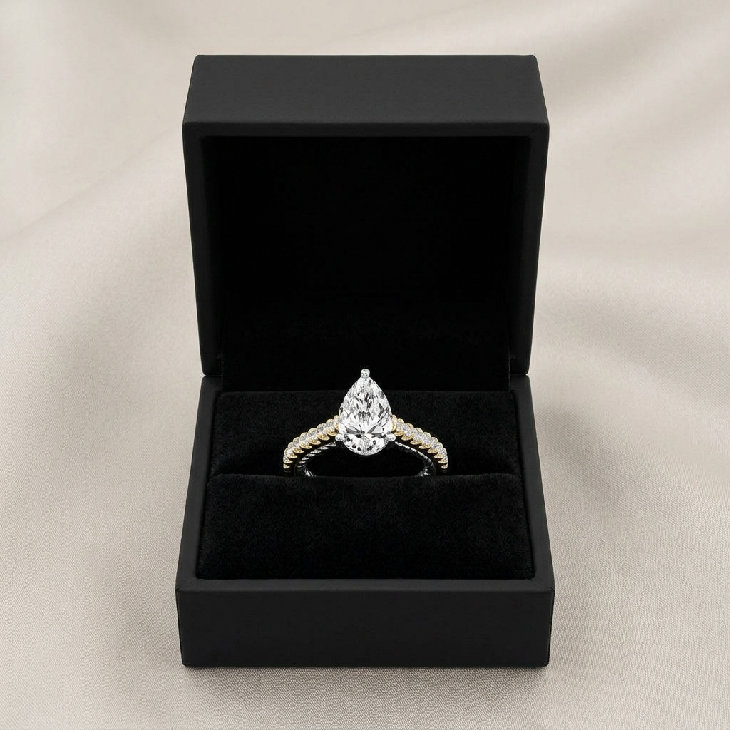 Pavé Eternity Band — Men&