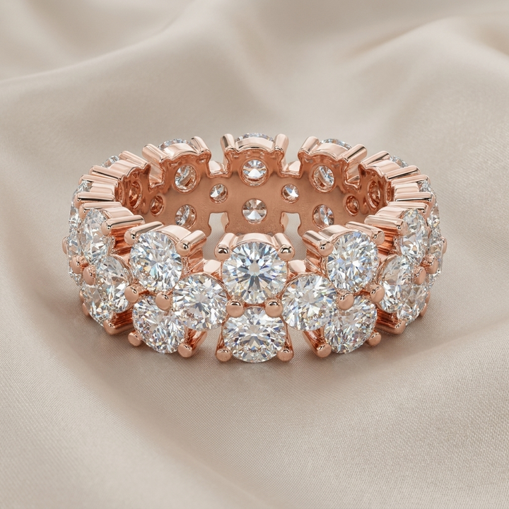 Half-Eternity Diamond Band — Women&