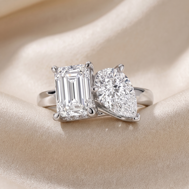 Toi et Moi — Oval + Emerald