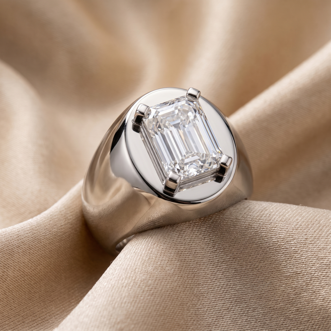 Nature-Inspired Oval Side Stone